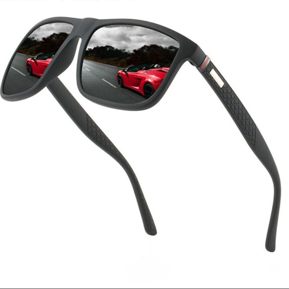 Polarized Sport‎ Men Sunglasses Outdoor Silver Mirror Lens Beach Shades Fishing